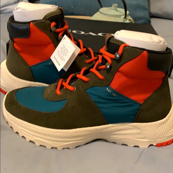 *FIRM* COACH Men’s C250 Nylon Hiker Boots ‼️‼️ - Picture 3 of 8